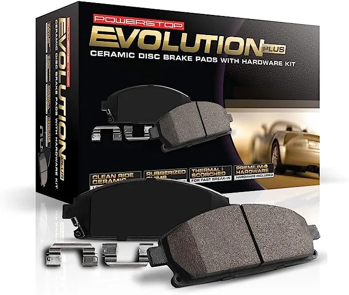 Frt Ceramic Brake Pads  Power Stop  17-1455