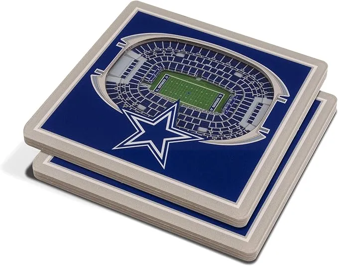 3D NFL Stadium Coaster Set - Dallas Cowboys