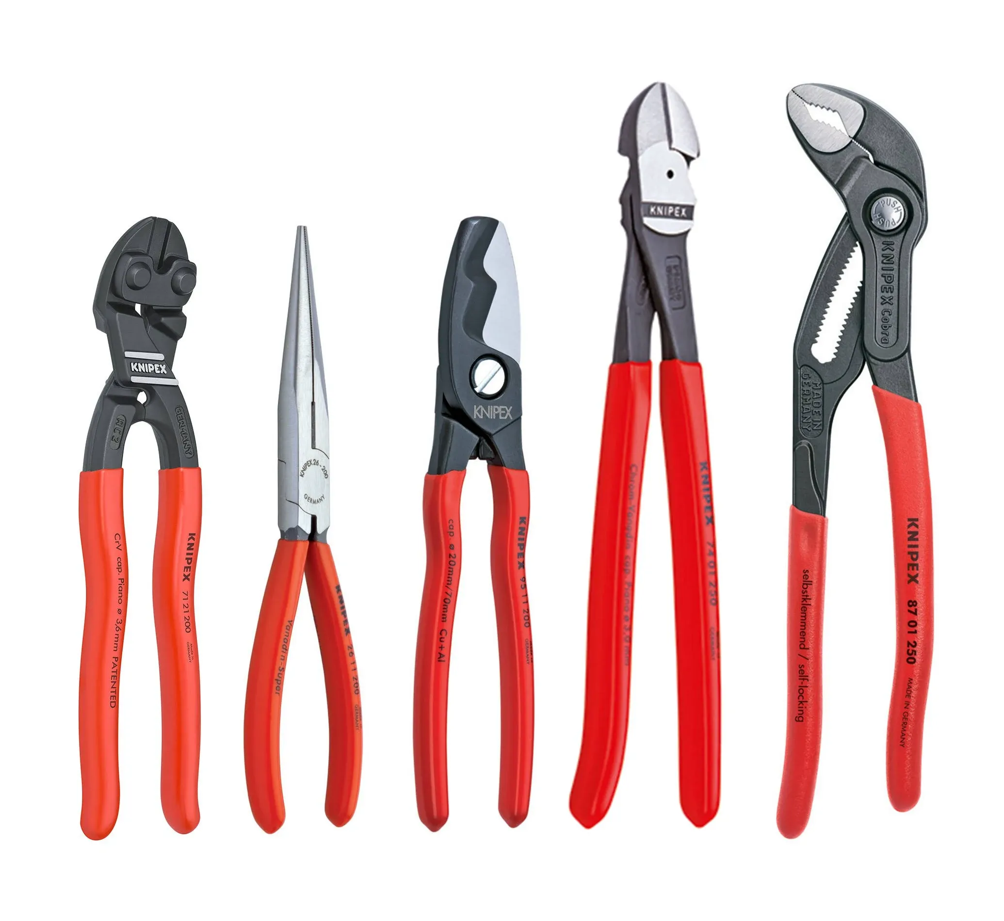 Knipex 5 Piece Automotive Pliers Set