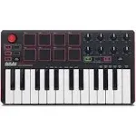 Akai Professional MPK Mini MK2 25-Key MIDI Controller, Black