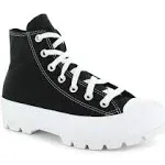 Converse Chuck Taylor All Star Lugged Hi Black White Women's