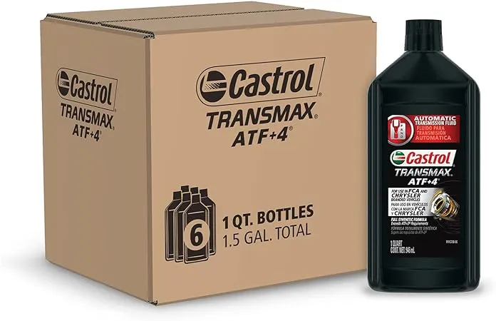 Castrol 06810 Transmax ATF+4 Automatic Transmission Fluid, 1 Quart