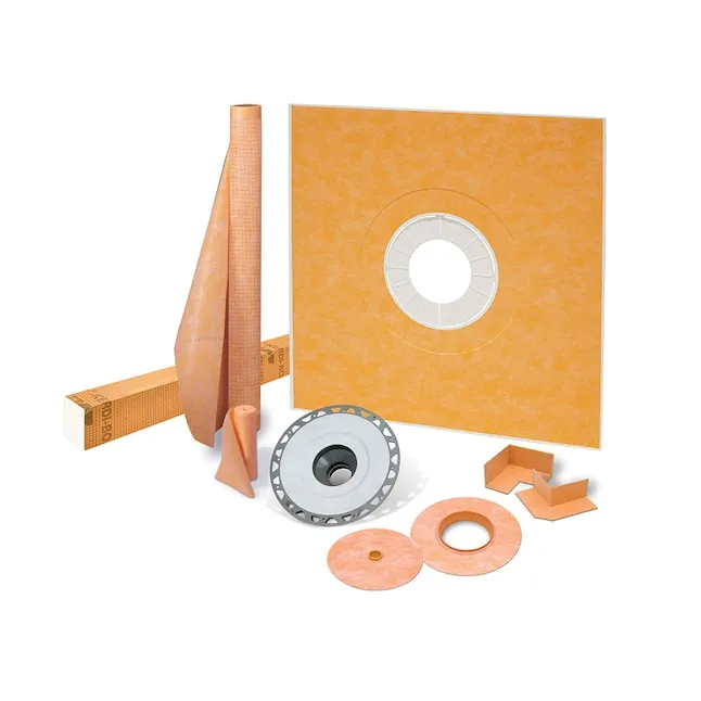 Schluter Kerdi-Shower Kit 48" x 48", PVC Flange