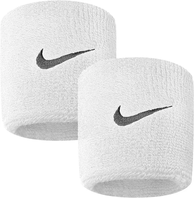 Nike Swoosh Wristbands - White