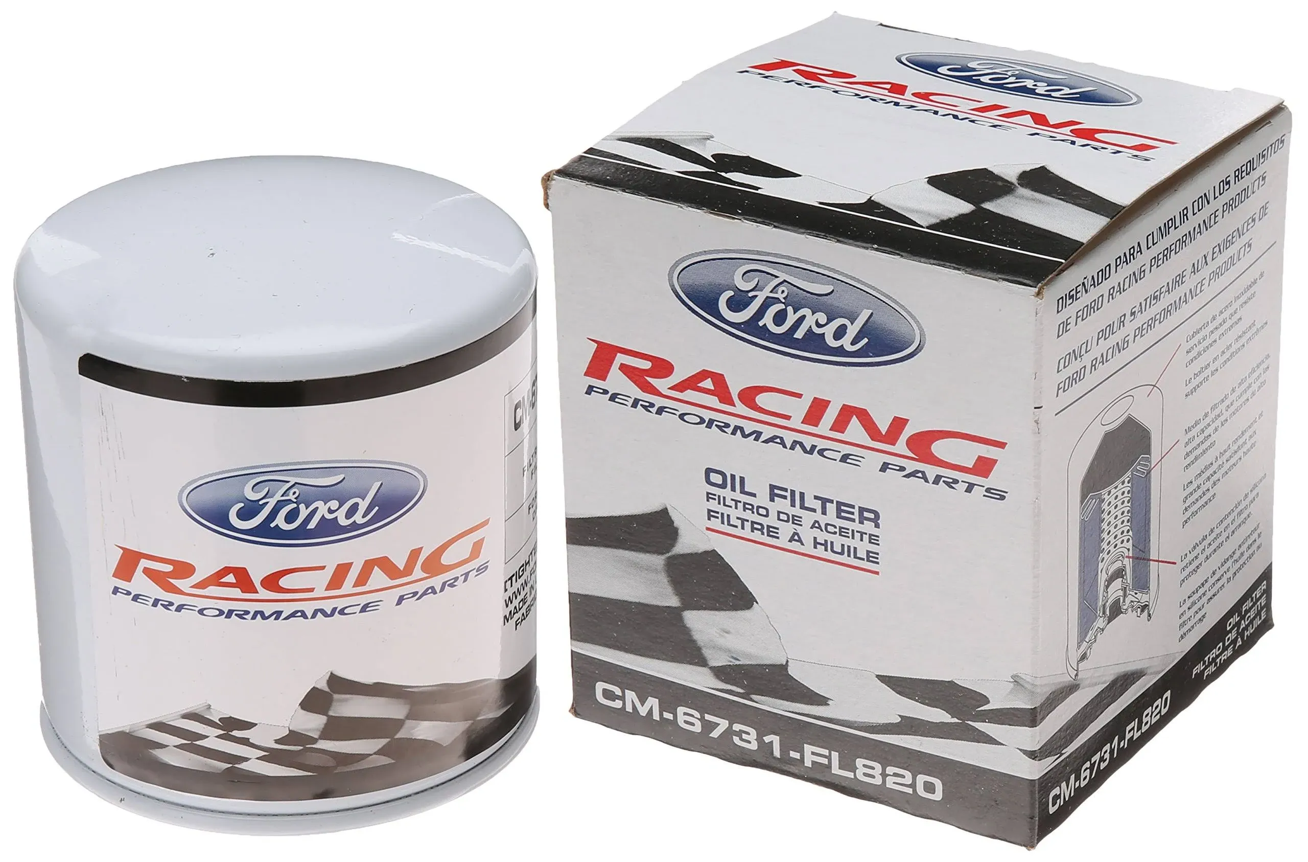 Genuine Ford Racing OEM CM-6731-FL820 High Performance Oil Filter