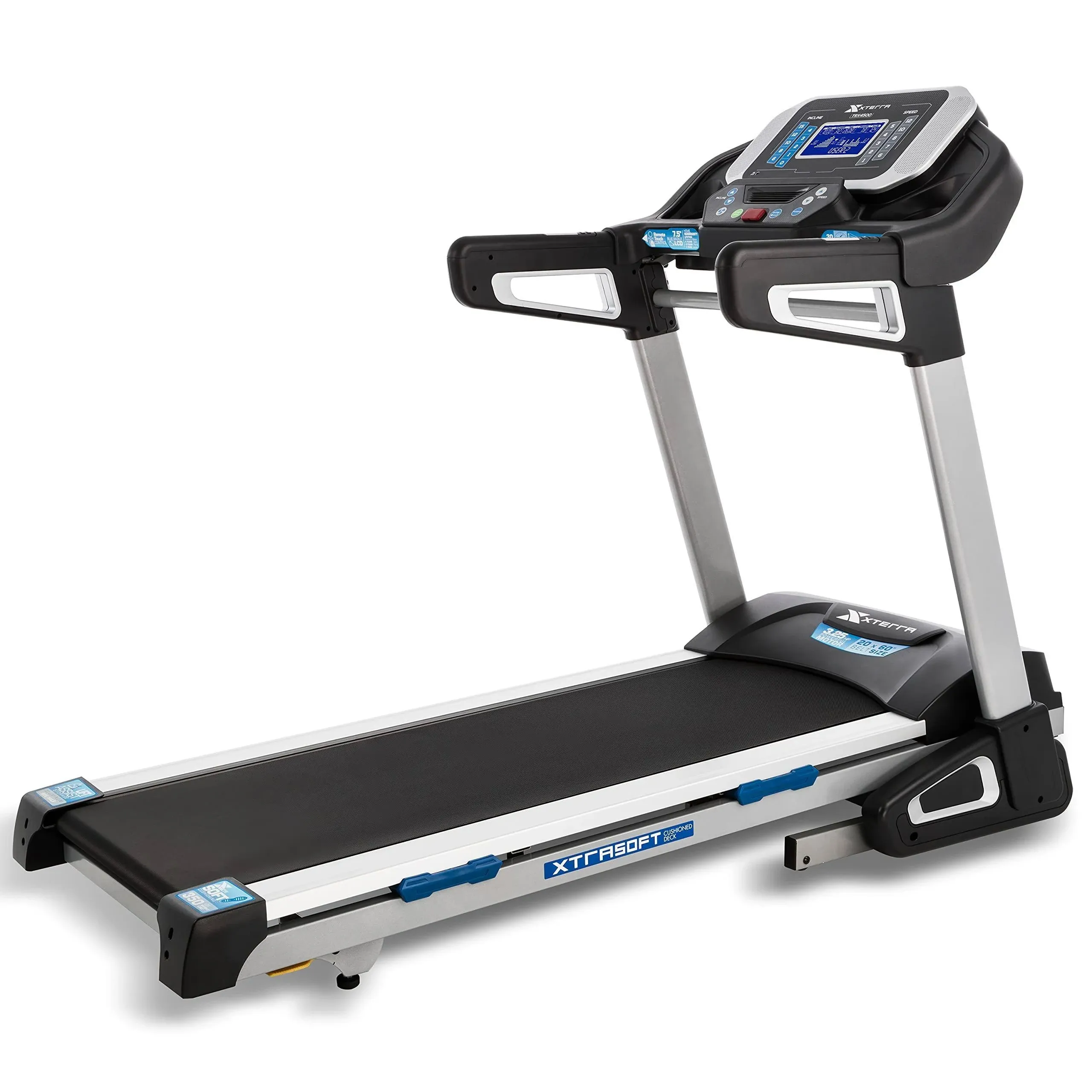 XTERRA Fitness TRX4500 Folding Treadmill with Bluetooth, 3.25 HP Motor, 15 Incline Levels, 350 lb Weight Limit