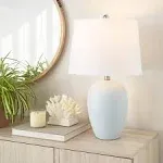 Nourison Light Blue Ceramic Table Lamp