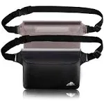 HEETA Waterproof Pouch, Screen Touch Sensitive Waterproof Bag with Adjustable Waist Strap - Keep Your Phone and Valuables Dry - Perfect for Swimming