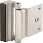 Prime Line U 10827 Entry Door Stop Door Blocker, Satin Nickel