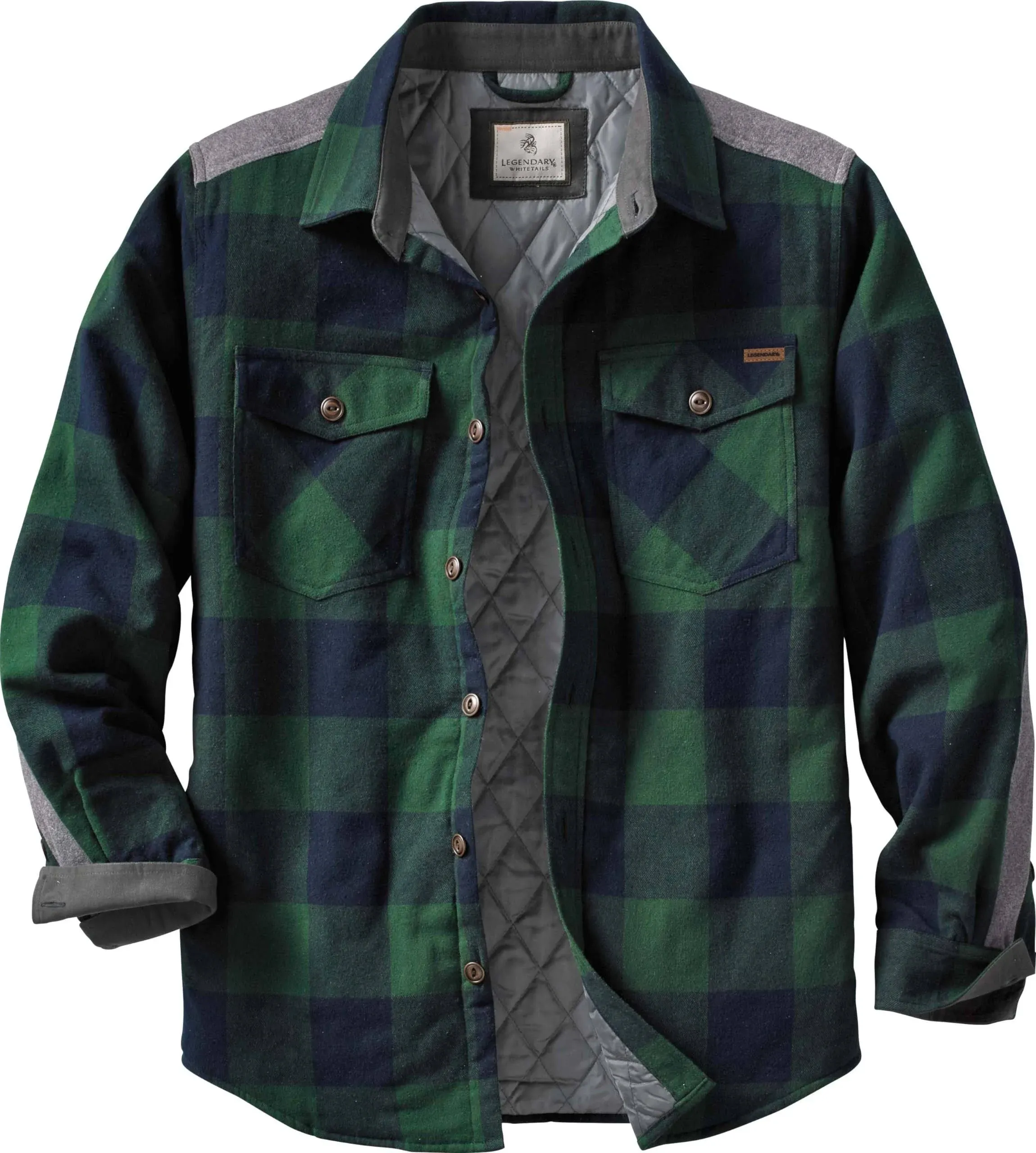 Legendary Whitetails Men's Woodsman Heavyweight Quilted Shirt Jacket