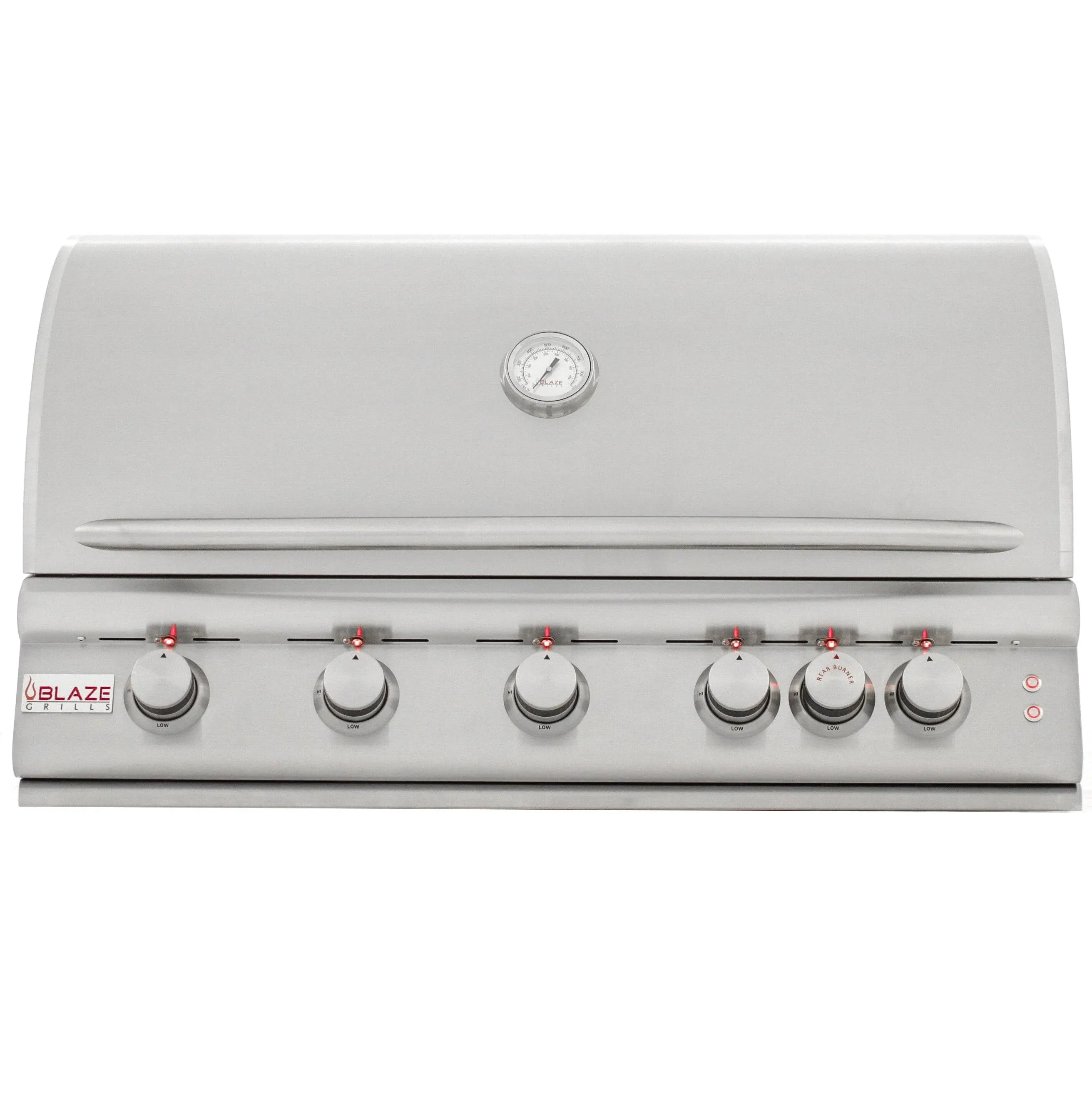 Blaze LTE 40-Inch 5-Burner Built-in Natural Gas Grill with Rear Infrared Burner & Grill Lights - BLZ-5LTE-NG