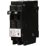 20 Amp Tandem Single Pole Type QT Circuit Breaker