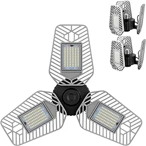 LZHOME 2-Pack LED Garage Lights