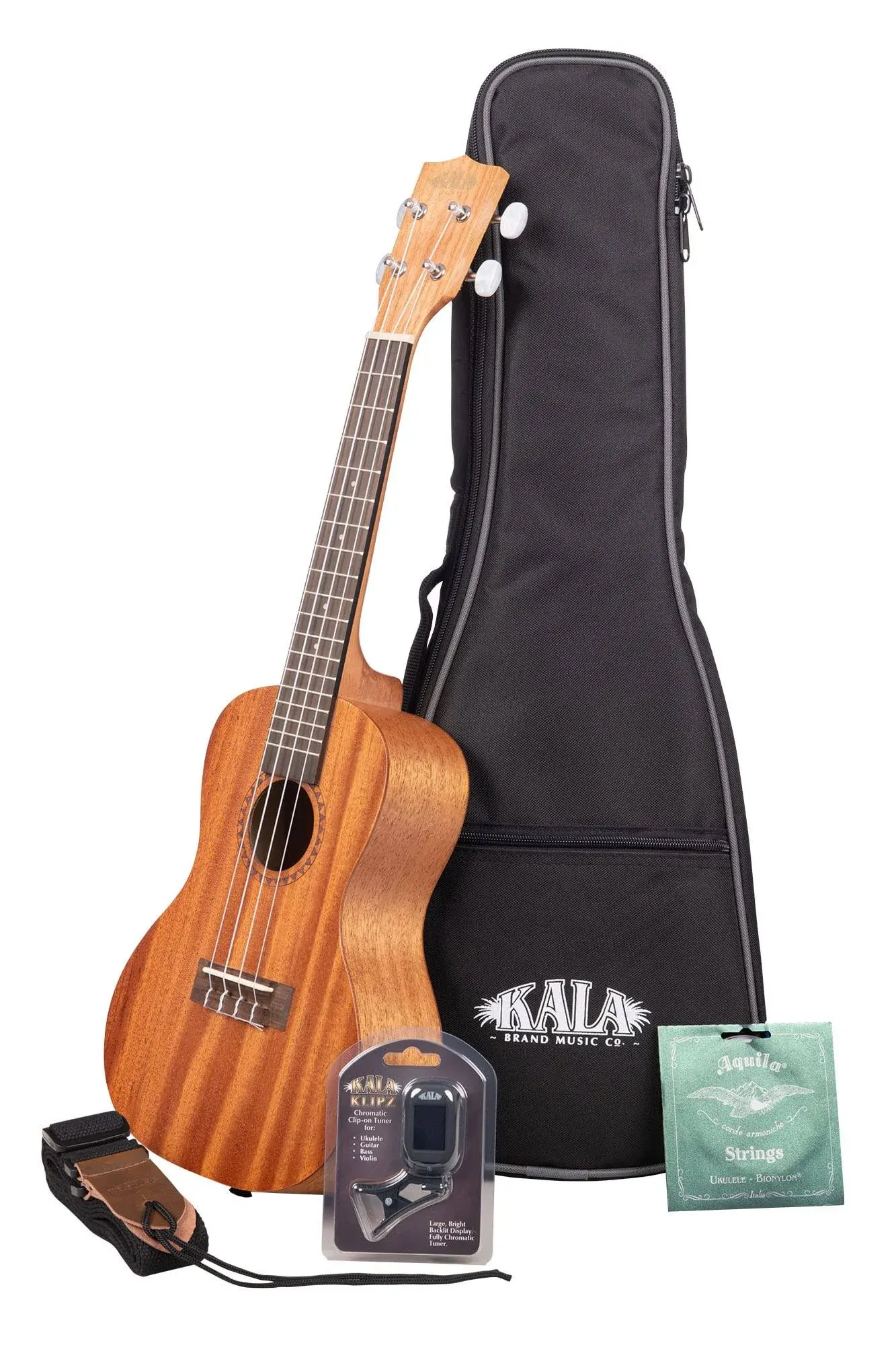 Kala KA-15T-BNDL : KA15TBNDL2006 Satin Mahogany Tenor Bundle Rosewood Update | Reverb