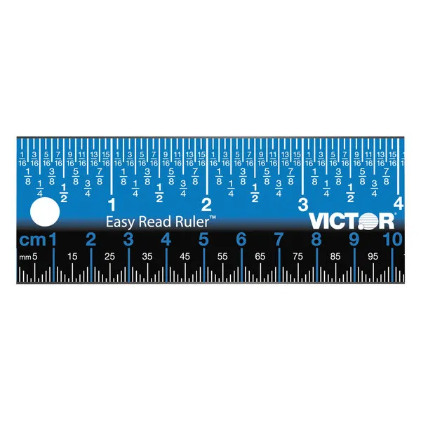 Easy Read Stainless Steel Ruler Victor