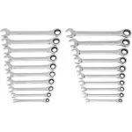 GearWrench 35720-06 20-Piece Set 12-Point Standard (SAE) and Metric Combination Ratchet Wrench Set