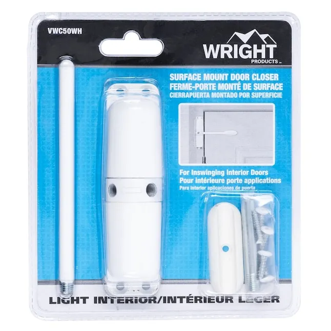 Wright Products Vertical Closer, White