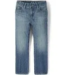 Childrens Place Jeans Boys 14 Husky Bootcut Pierce Wash Denim Youth Blue