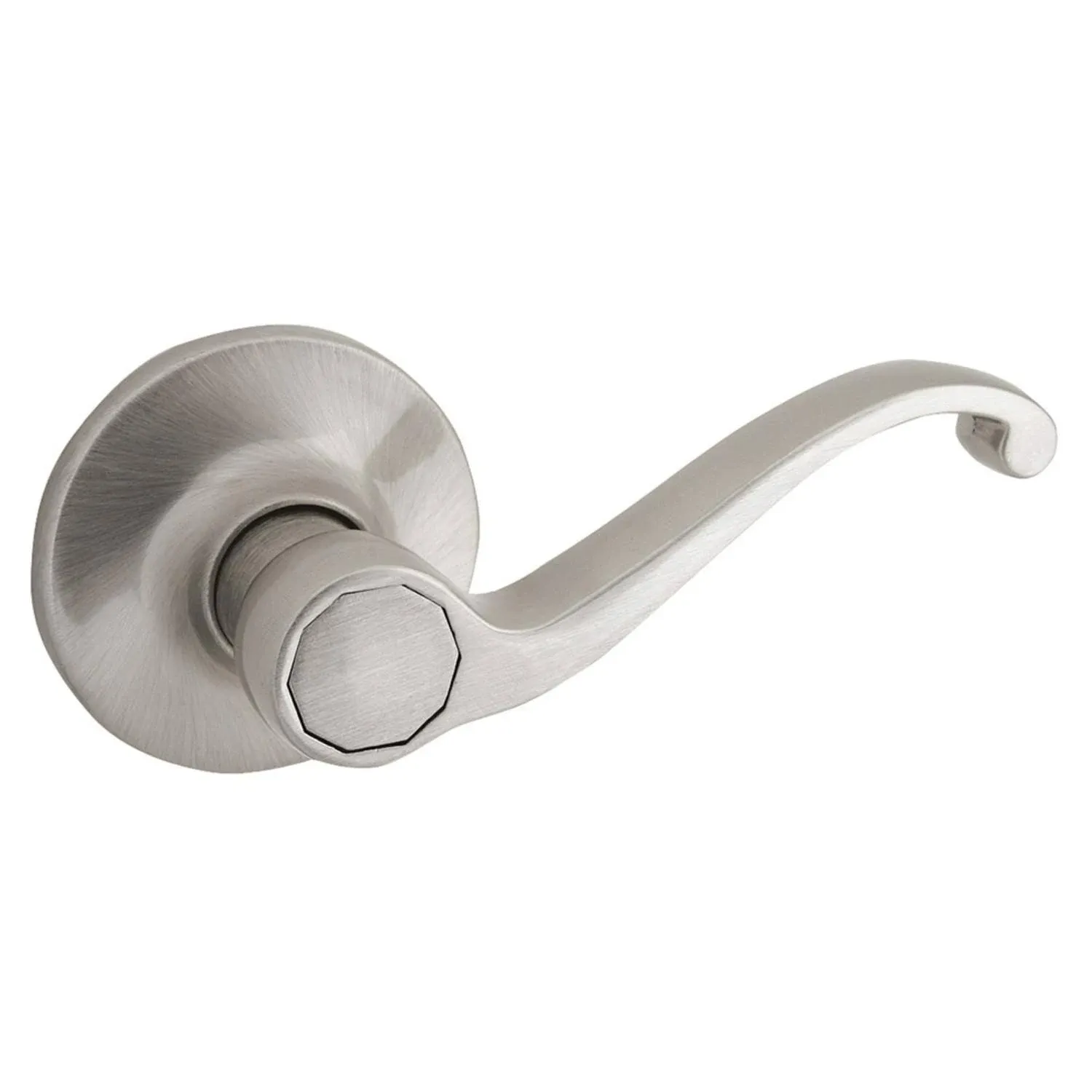 Design House 781815 Scroll Dummy Door Handle, Satin Nickel