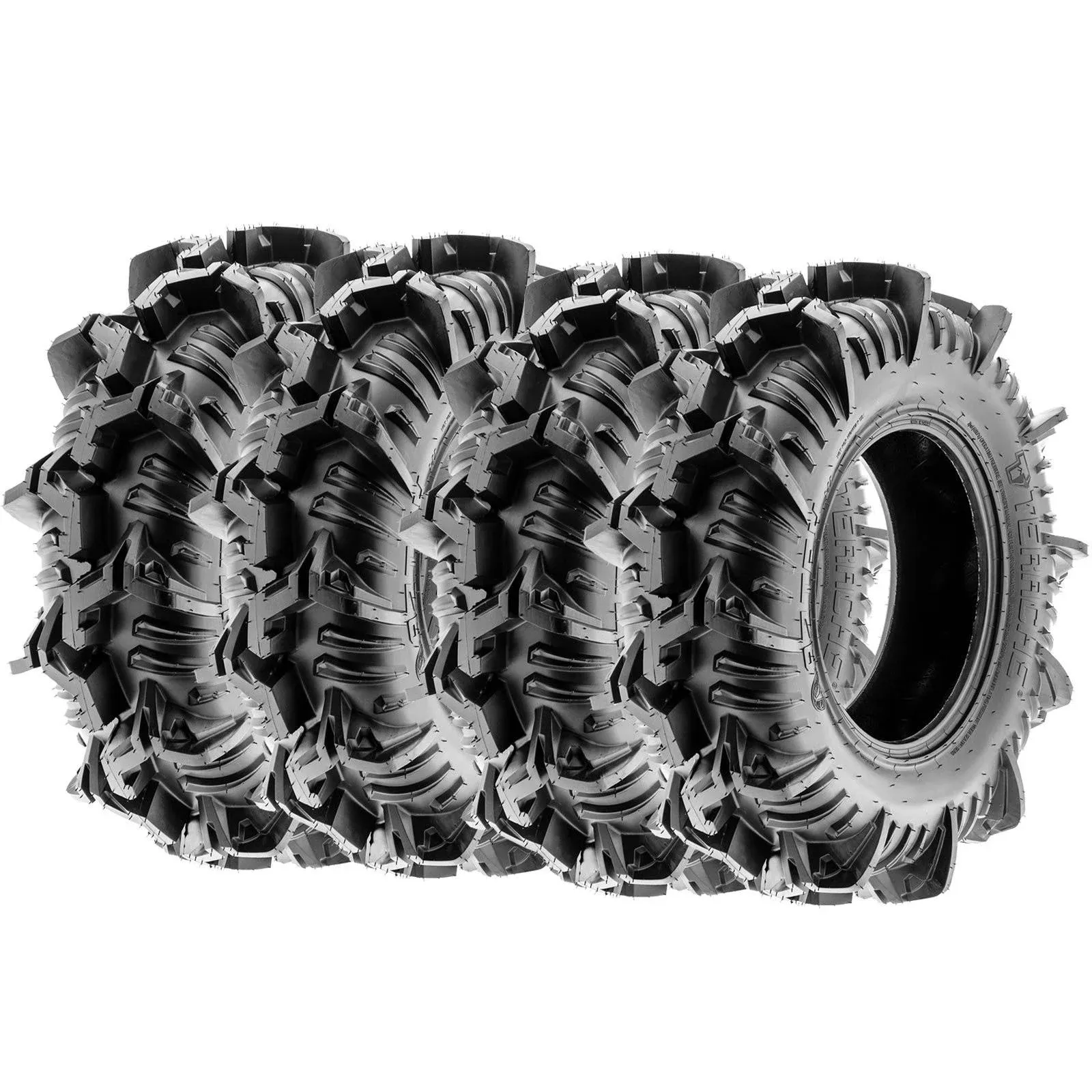 Full Set of 4 Terache AzTex 30x9-14 30x9x14 Mud Grappler 8 Ply ATV UTV Tires TE ...