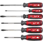 Screwdriver Set with Cushion Grip (6 Piece)