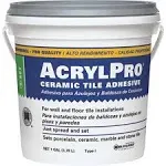 Custom Building Products AcrylPro 1 Gal. (4 qt.) Tile & Stone 72 Hr. Dry Time Tile Professional Tile Adhesive ARL40001