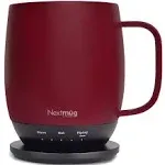 Nextmug Temperature-Controlled Self-Heating 14-oz Mug,Burgundy