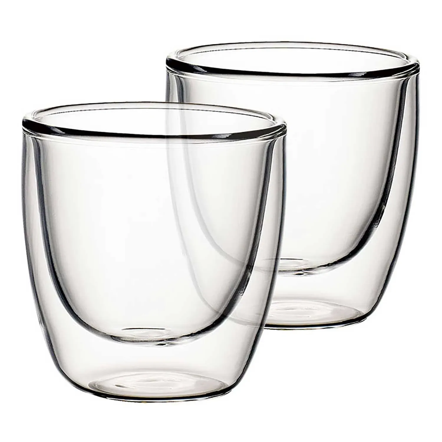 Villeroy & Boch 11-7243-8094 Artesano Barista 3.75 oz. Double Wall Glass Cup - 2/Set