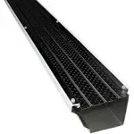 FlexxPoint 30 Year Gutter Cover System, Black Commercial 6" Gutter Guards, 102'