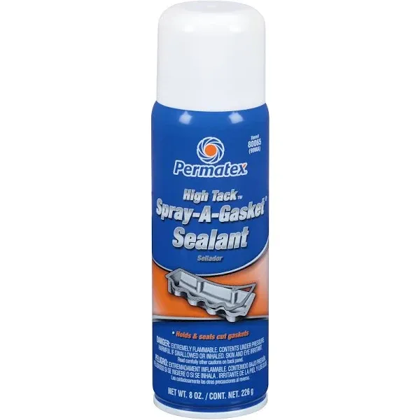 Permatex 80065-12PK High Tack Spray-A-Gasket Sealant, 8 Ounce (Pack of 12)