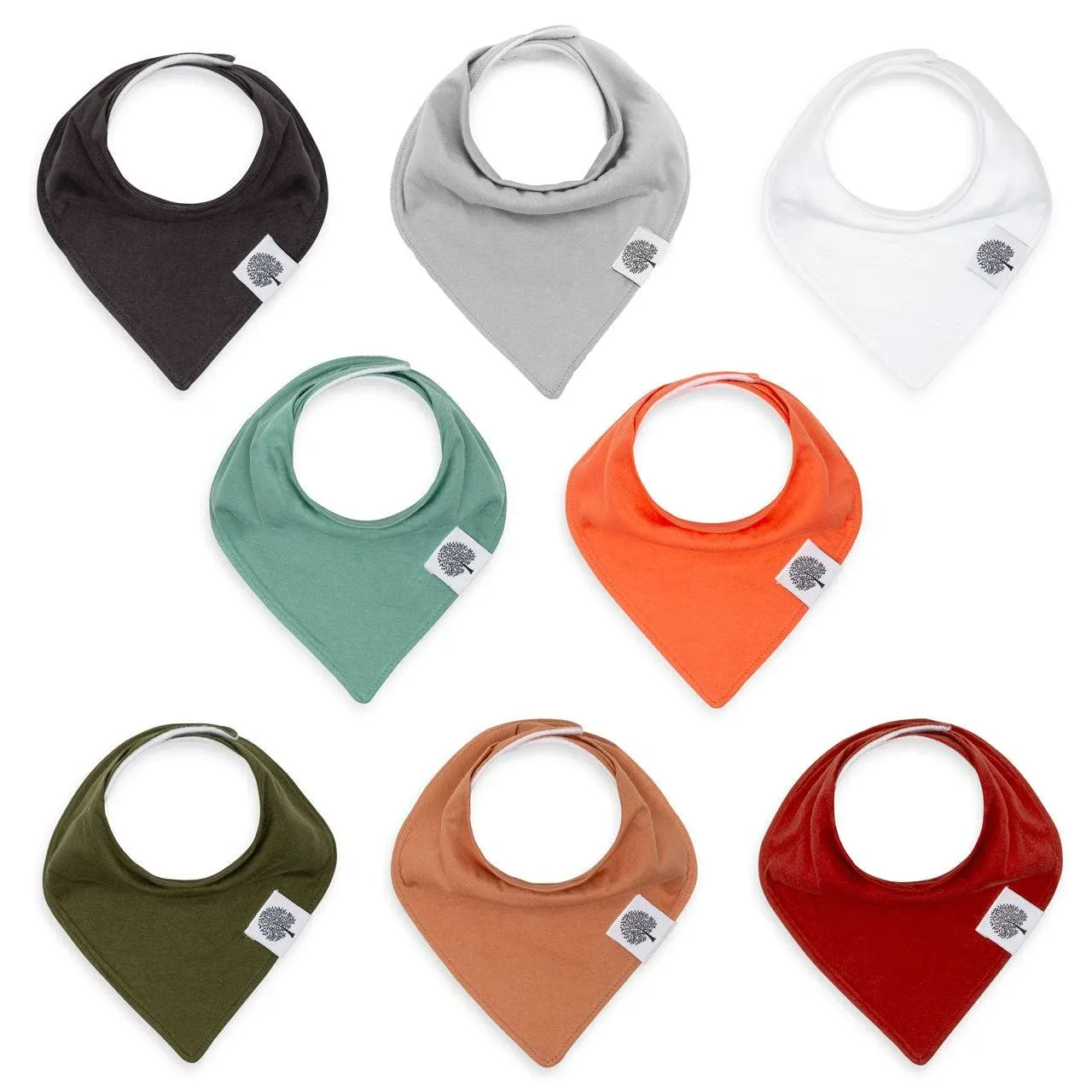 Parker Baby Co. 8 Pack Bandana Drool Bibs