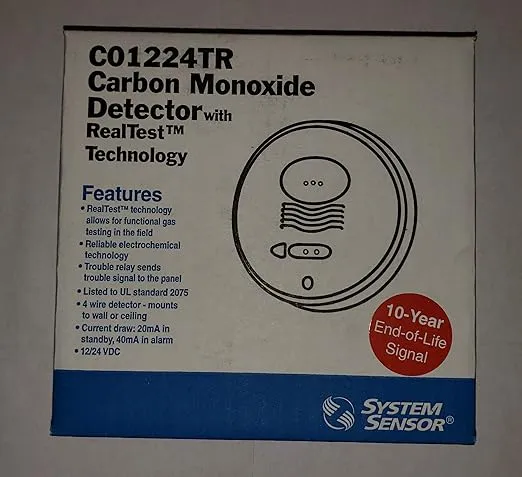 System Sensor CO1224TR Carbon Monoxide Detector