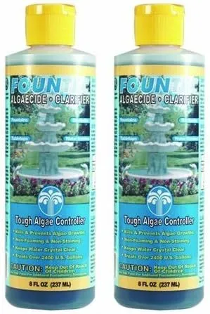 EasyCare Fountec Fountain Water Algaecide and Clarifier - 8 oz bottle