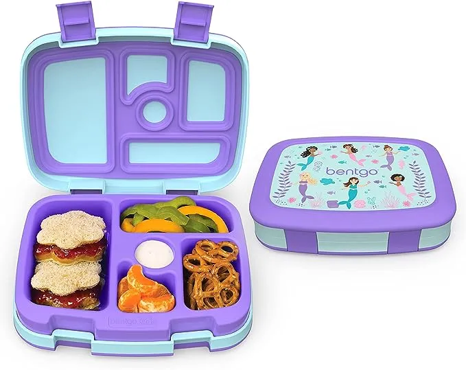 Bentgo Kids Prints Leak-proof Lunch Box - Mermaids in The Sea - Mermaid