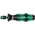 Wera 05074716001 Kraftform 7461 Hexagon Torque Screwdriver, 1/4" Head, 1.2-3.0 Nm Pre-Set Adjustable Torque Range