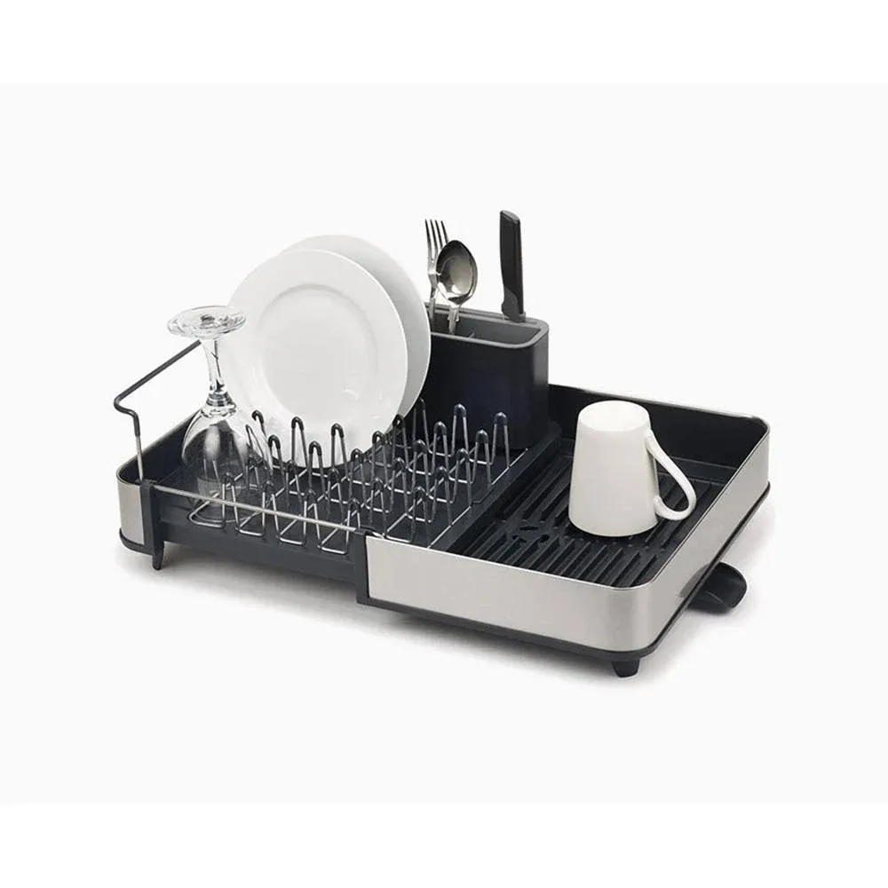 Joseph Joseph Extend Steel Expandable Dish Rack Grey Steel