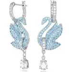 Swarovski Women's Iconic Swan Drop Earrings