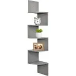 Greenco 5-Tier Floating Corner Shelves