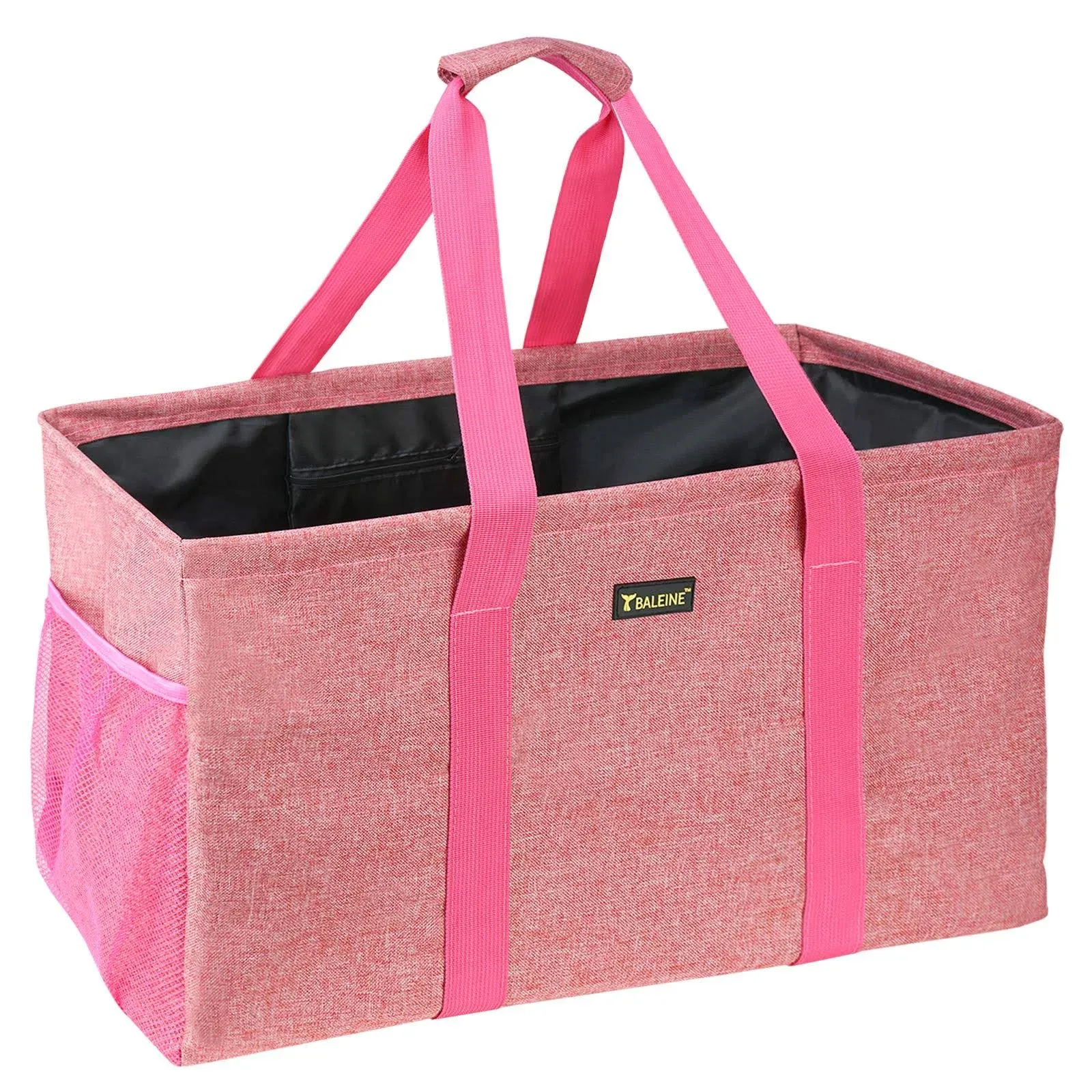 Baleine Extra Large Utility Tote Bag for Pool Beach Laundry Storage, Pink, Size: XL