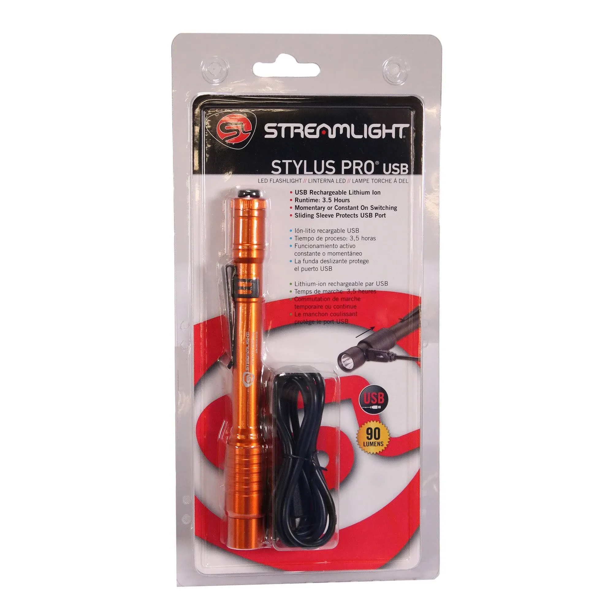 Streamlight 66147 Stylus Pro USB - Orange