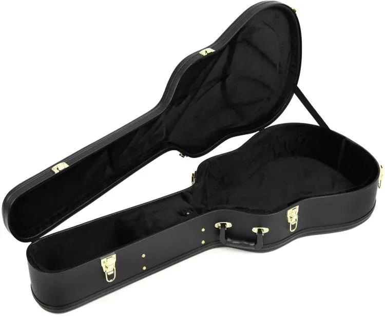 Yamaha AG1-HC Hard Case Dreadnought Acoustic Guitar Case, Gold and black