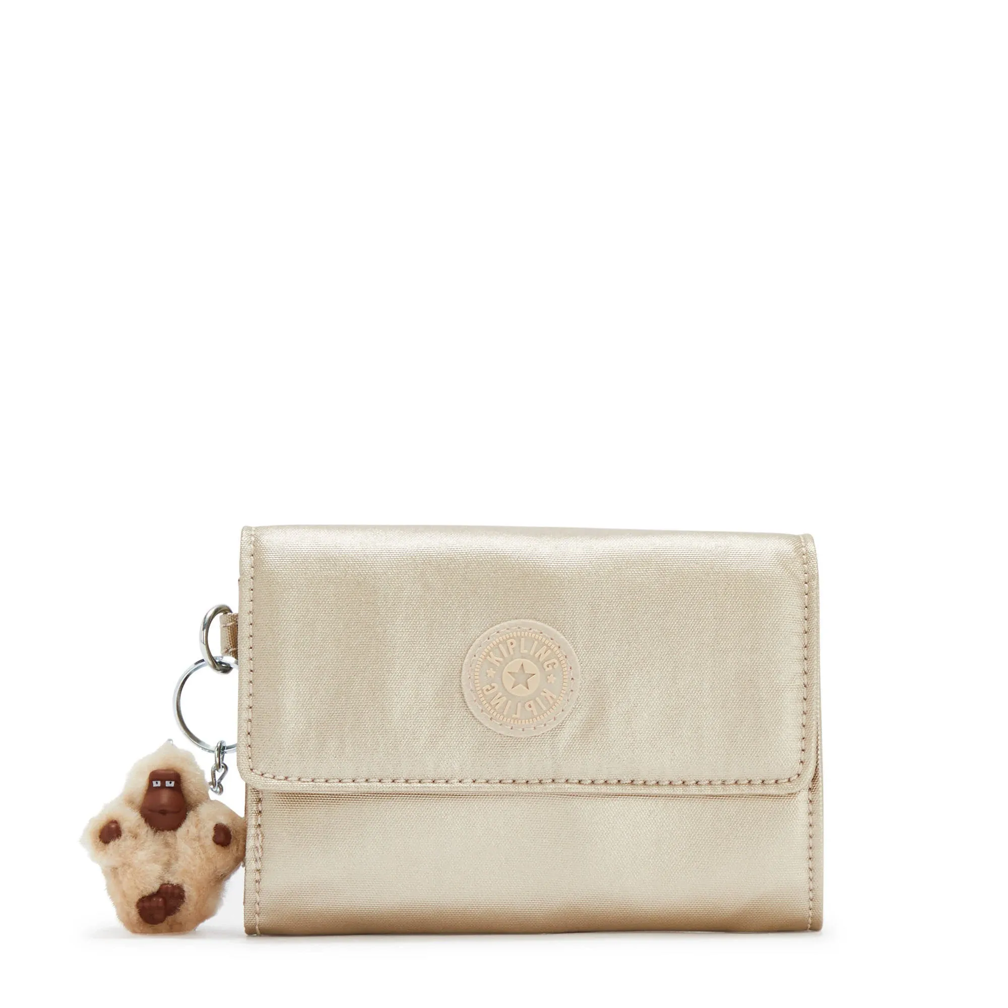 Kipling Pixi Medium Organizer Wallet Starry Gold Metallic