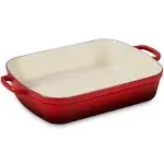 Le Creuset Signature 5.25-Quart Cast Iron Rectangular Roaster - Flame