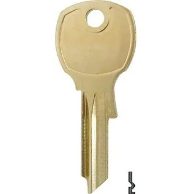 National NA14 Brass Key Blanks - Box of 50