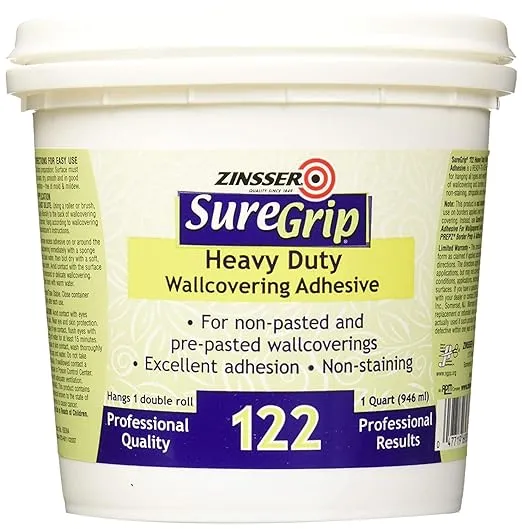 Zinsser SureGrip 122 Wallcovering Adhesive