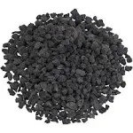 American Fireglass - Small Black Lava Rock - 10 lbs