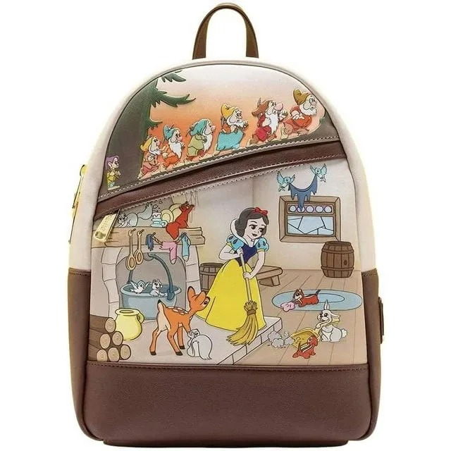 Snow White and The Seven Dwarfs Multi Scene Mini Backpack