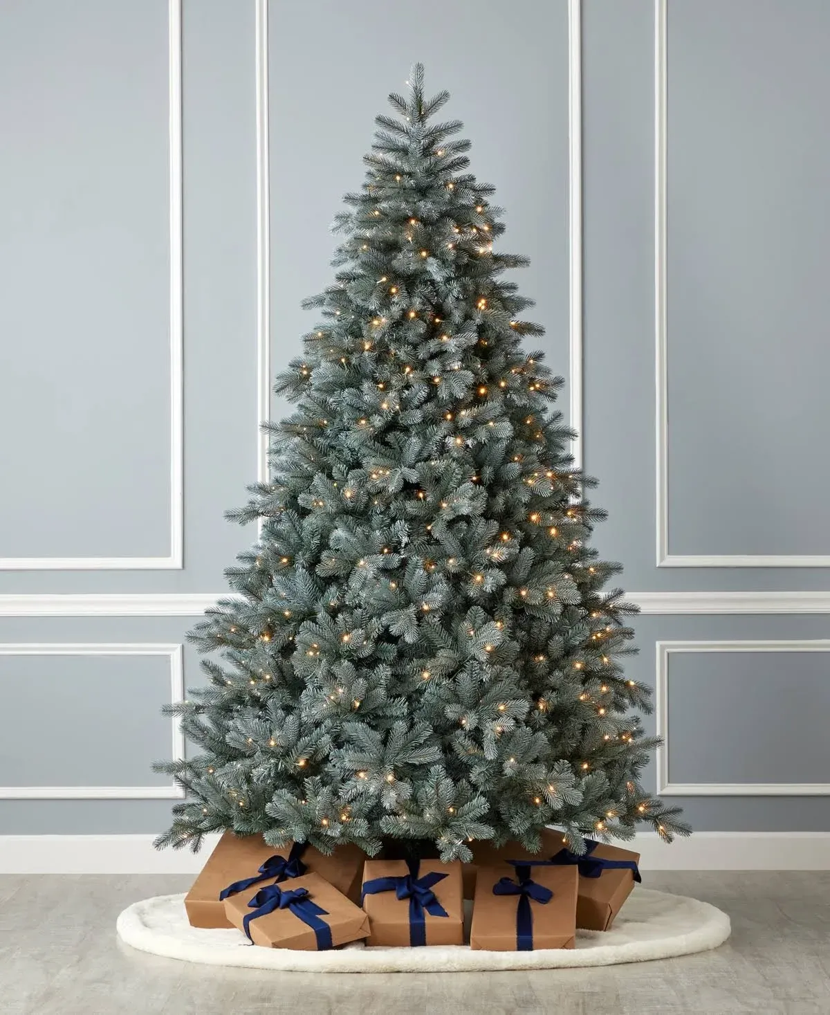 King of Christmas Blue Spruce Artificial Christmas Tree