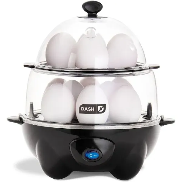 Dash Deluxe Egg Cooker, Black