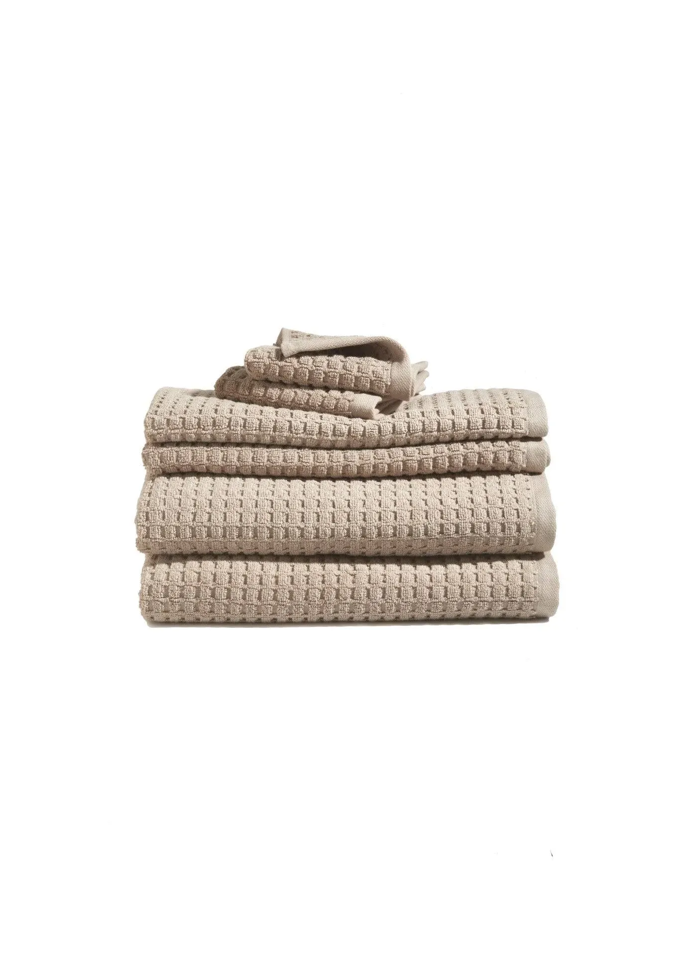 Quick Dry 6 Pieces Towel Set In Linen